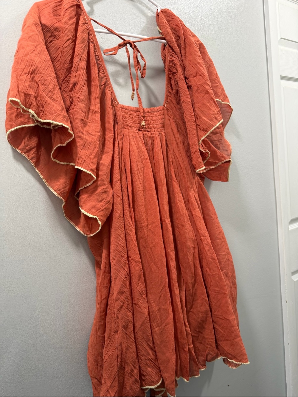 Free people Joelle tunic dress in bronzer size M new without tags mini dress - Picture 12 of 12